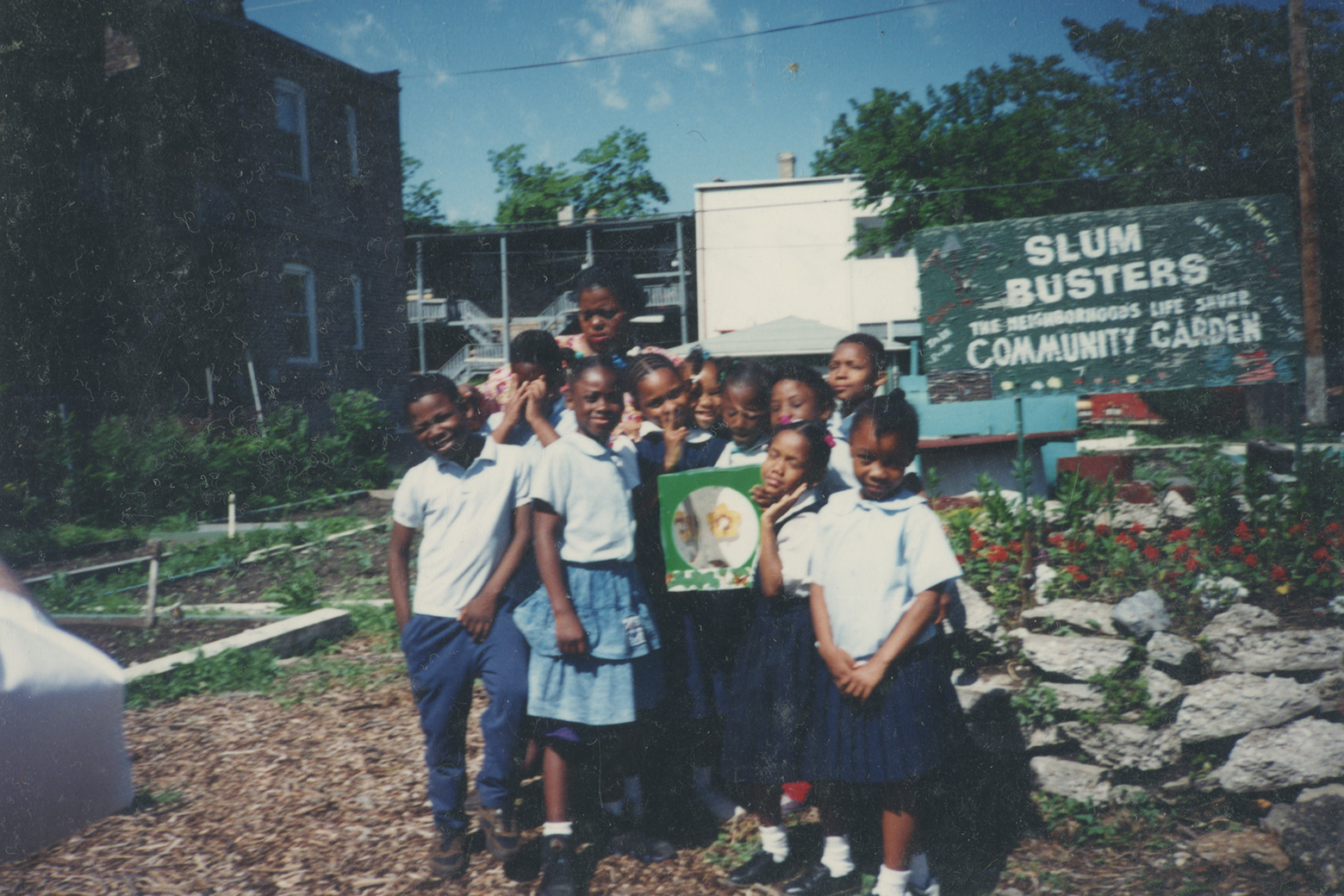 Slum Busters Community Garden by Gerald and Lorene Earles, 